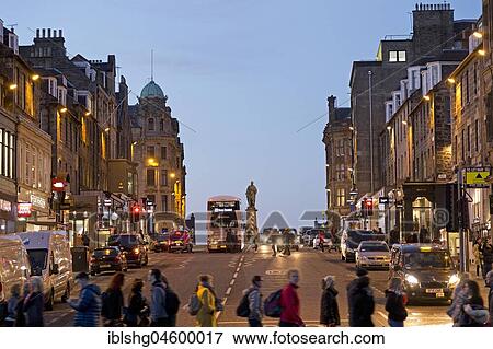 Stock Photo - Frederick Street, Edinburgh, Scotland, Great Britain. Fotosearch