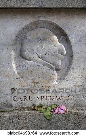 Grave site of Franz Carl Spitzweg, Südfriehof, Munich, Bavaria, Germany, Europe View Large Photo Image Picture - Grave site of Franz Carl Spitzweg, Südfriehof, Munich, Bavaria, Germany, Europe. Fotosearch