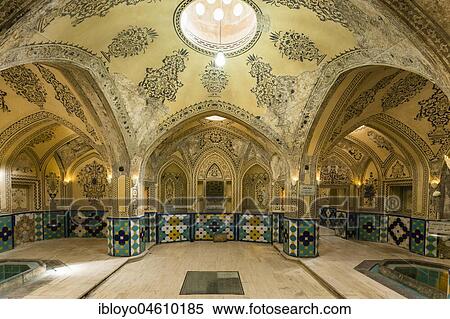Hammam-e Sultan Mir Ahmad, or Sultan's Mir Ahmad Hammam, one of the best preserved Iranian's traditional hammams, Kashan, Iran, Asia View Large Photo Image Stock Photography - Hammam-e Sultan Mir Ahmad, or Sultan's Mir Ahmad Hammam, one of the best preserved Iranian's traditional hammams, Kashan, Iran, Asia. Fotosearch
