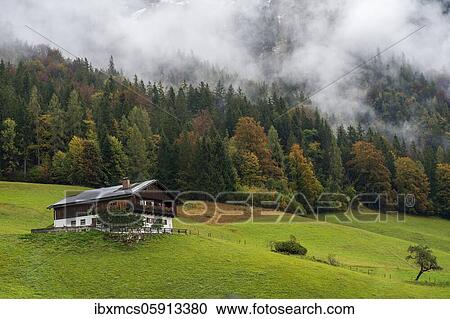 Haus am Hintersee in autumn, Berchtesgaden National Park, Berchtesgadener Land, Bavaria, Germany, Europe View Large Photo Image Stock Image - Haus am Hintersee in autumn, Berchtesgaden National Park, Berchtesgadener Land, Bavaria, Germany, Europe. Fotosearch