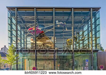 Stock Image - Helicopter Museum Bückeburg Germany. Fotosearch