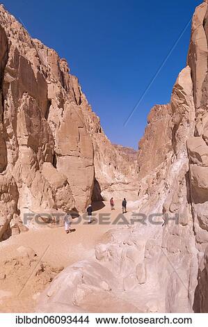 Hiking in the white Canyon, Sinai peninsula, Egypt, Africa View Large Photo Image Picture - Hiking in the white Canyon, Sinai peninsula, Egypt, Africa. Fotosearch
