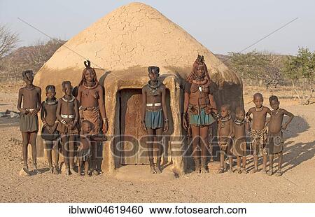 Himba women with children in front of a sleeping hut, Kaokoveld, Namibia, Africa View Large Photo Image Stock Image - Himba women with children in front of a sleeping hut, Kaokoveld, Namibia, Africa. Fotosearch