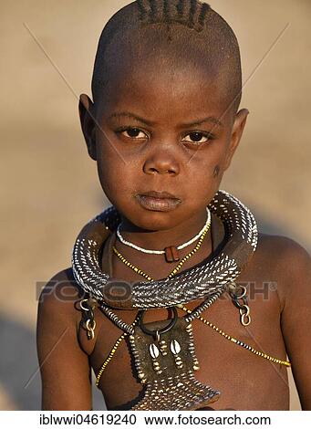 Himbamädchen with Necklace, Portrait, Kunene, Kaokoveld, Namibia, Africa View Large Photo Image Stock Image - Himbamädchen with Necklace, Portrait, Kunene, Kaokoveld, Namibia, Africa. Fotosearch
