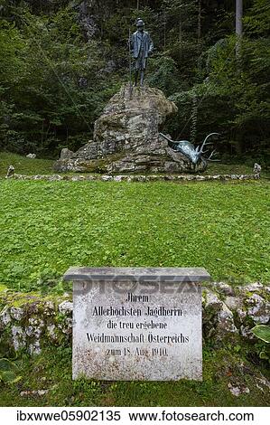 Kaiser hunting statue in Kaltenbach, Bad Ischl, Salzkammergut, Upper Austria, Austria, Europe View Large Photo Image Stock Photography - Kaiser hunting statue in Kaltenbach, Bad Ischl, Salzkammergut, Upper Austria, Austria, Europe. Fotosearch