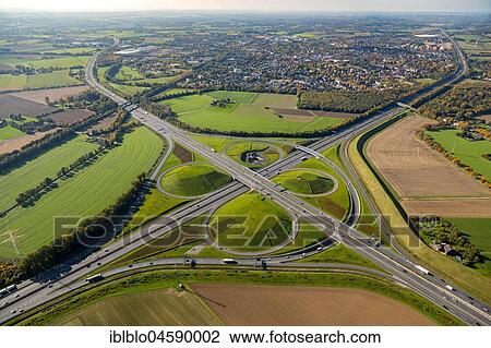 Kamener Kreuz, motorway intersection A1 and A2, motorway A2, tangent, classic cloverleaf, Kamen, Ruhr Area, North Rhine-Westphalia, Germany, Europe View Large Photo Image Stock Image - Kamener Kreuz, motorway intersection A1 and A2, motorway A2, tangent, classic cloverleaf, Kamen, Ruhr Area, North Rhine-Westphalia, Germany, Europe. Fotosearch