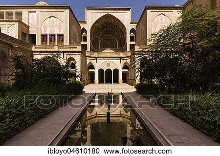 Khan-e Abbasian, one of Kashan's traditional houses, Iran, Asia View Large Photo Image Stock Image - Khan-e Abbasian, one of Kashan's traditional houses, Iran, Asia. Fotosearch