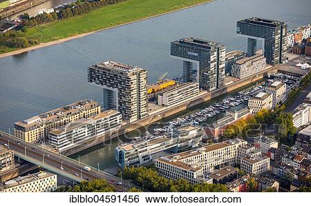 Kranhäuser am Rhein, Rheinauhafen, Cologne, Rheinland, North Rhine-Westphalia, Germany, Europe View Large Photo Image Stock Photograph - Kranhäuser am Rhein, Rheinauhafen, Cologne, Rheinland, North Rhine-Westphalia, Germany, Europe. Fotosearch