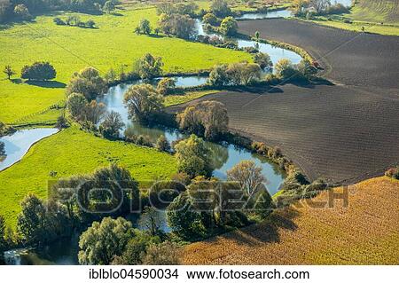 Lippe Mäander on the city border between Werne and Bergkamen, Lippe Altarm, river Lippe, nature reserve, Lippeauen, Bergkamen, Ruhr Area, North Rhine-Westphalia, Germany, Europe View Large Photo Image Picture - Lippe Mäander on the city border between Werne and Bergkamen, Lippe Altarm, river Lippe, nature reserve, Lippeauen, Bergkamen, Ruhr Area, North Rhine-Westphalia, Germany, Europe. Fotosearch