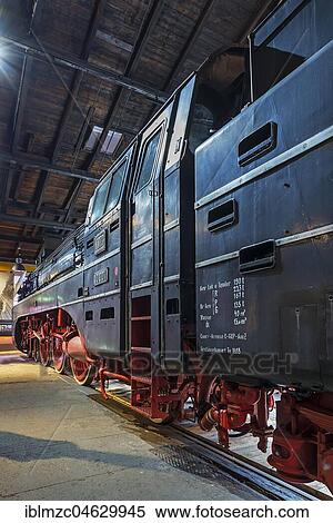 Locomotive of class 10 001 for express train, Deutsches Dampflokmuseum Museum, Neuenmarkt, Upper Franconia, Bavaria, Germany, Europe View Large Photo Image Stock Photography - Locomotive of class 10 001 for express train, Deutsches Dampflokmuseum Museum, Neuenmarkt, Upper Franconia, Bavaria, Germany, Europe. Fotosearch