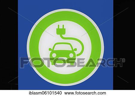 Logo for an electric charging station, Berlin, Germany, Europe View Large Photo Image Stock Image - Logo for an electric charging station, Berlin, Germany, Europe. Fotosearch