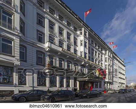 Luxury Hotel Vier Jahreszeiten am Neuen Jungfernstieg, Hamburg, Germany, Europe View Large Photo Image Stock Image - Luxury Hotel Vier Jahreszeiten am Neuen Jungfernstieg, Hamburg, Germany, Europe. Fotosearch