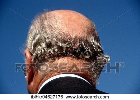 Stock Photograph - Mann Haare Glatze, Berlin, Germany, Europe. Fotosearch