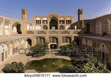 Masjed-e Agha Borzog, Agha Borzog Mosque, Kashan, Iran, Asia View Large Photo Image Stock Image - Masjed-e Agha Borzog, Agha Borzog Mosque, Kashan, Iran, Asia. Fotosearch