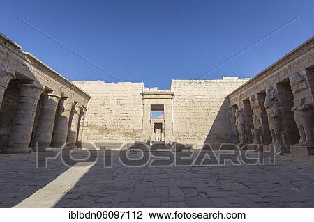 Stock Image - Medinat Habu temple, Luxor, Egypt, Africa. Fotosearch