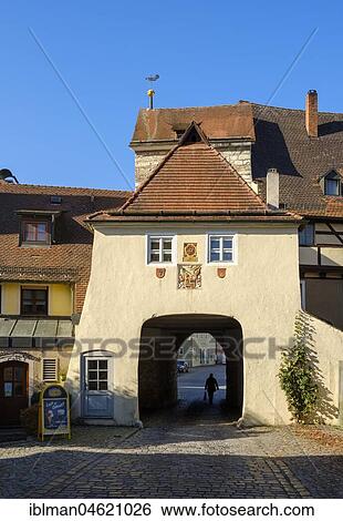 Middle Gate, Berching, Nature Park Altmühltal, Upper Palatinate, Bavaria, Germany, Europe View Large Photo Image Stock Photograph - Middle Gate, Berching, Nature Park Altmühltal, Upper Palatinate, Bavaria, Germany, Europe. Fotosearch