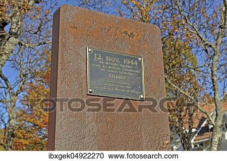 Stock Image - Monument battleship Tirpitz on the island of Hakoya, Tromsö, Northern Norway, Norway, Europe. Fotosearch