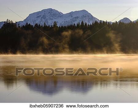 Morning fog at Hintersee, behind Hoher Göll National Park Berchtesgaden, Ramsau, Upper Bavaria, Bavaria, Germany, Europe View Large Photo Image Stock Photograph - Morning fog at Hintersee, behind Hoher Göll National Park Berchtesgaden, Ramsau, Upper Bavaria, Bavaria, Germany, Europe. Fotosearch