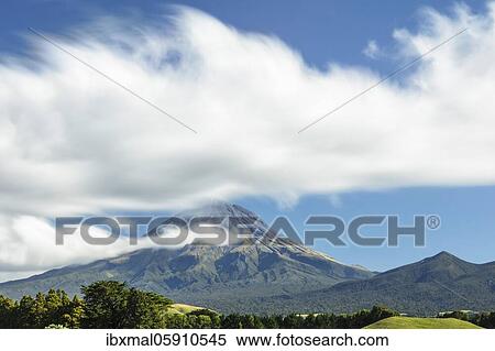 Mount Taranaki (2518m), Oceania, Egmont National Park, Taranaki, North Island, New Zealand, Oceania View Large Photo Image Stock Photography - Mount Taranaki (2518m), Oceania, Egmont National Park, Taranaki, North Island, New Zealand, Oceania. Fotosearch