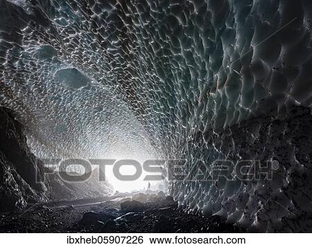 Mountaineer in the ice chapel, ice field at the foot of the Watzmann east face, Berchtesgaden National Park, Watzmann, Schönau am Königssee, Upper Bavaria, Bavaria, Germany, Europe View Large Photo Image Stock Photograph - Mountaineer in the ice chapel, ice field at the foot of the Watzmann east face, Berchtesgaden National Park, Watzmann, Schönau am Königssee, Upper Bavaria, Bavaria, Germany, Europe. Fotosearch