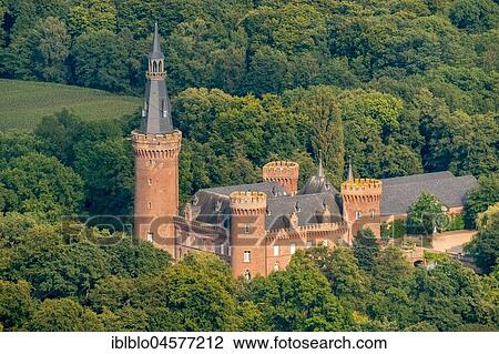 Moyland Castle Museum, moated castle, neo-gothic building, castle park, Bedburg-Hau, Lower Rhine, North Rhine-Westphalia, Germany, Europe View Large Photo Image Stock Image - Moyland Castle Museum, moated castle, neo-gothic building, castle park, Bedburg-Hau, Lower Rhine, North Rhine-Westphalia, Germany, Europe. Fotosearch