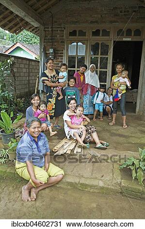 Muslim women and children on a veranda, Podang Village, Magelang, Java, Indonesia, Asia View Large Photo Image Stock Image - Muslim women and children on a veranda, Podang Village, Magelang, Java, Indonesia, Asia. Fotosearch