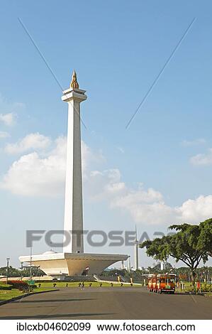 National Monument Monas am Freiheitsplatz, Monumen Nasional, Jakarta, Java, Indonesia, Asia View Large Photo Image Stock Photo - National Monument Monas am Freiheitsplatz, Monumen Nasional, Jakarta, Java, Indonesia, Asia. Fotosearch