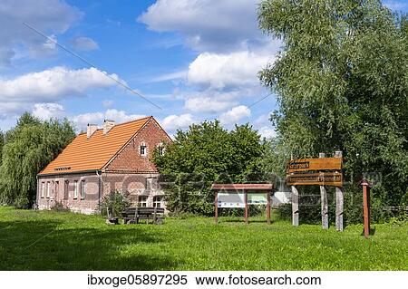 Nature park-Culture-House, Visitor Centre in Bugewitz, nature park Park Peene Valley, Mecklenburg-Vorpommern, Germany, Europe View Large Photo Image Stock Photography - Nature park-Culture-House, Visitor Centre in Bugewitz, nature park Park Peene Valley, Mecklenburg-Vorpommern, Germany, Europe. Fotosearch