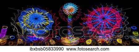 Night shot, dynamic lights, rides, Giegelberg amusement park, Biberach, Baden-Württemberg, Germany, Europe View Large Photo Image Stock Image - Night shot, dynamic lights, rides, Giegelberg amusement park, Biberach, Baden-Württemberg, Germany, Europe. Fotosearch