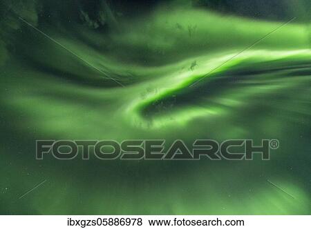 Northern lights in front of a starry sky, Digermulen, Nordland, Lofoten, Norway, Europe View Large Photo Image Stock Photo - Northern lights in front of a starry sky, Digermulen, Nordland, Lofoten, Norway, Europe. Fotosearch