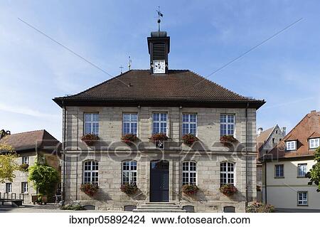 Old city hall, Langenzenn, Middle Franconia, Franconia, Bavaria, Germany, Europe View Large Photo Image Picture - Old city hall, Langenzenn, Middle Franconia, Franconia, Bavaria, Germany, Europe. Fotosearch
