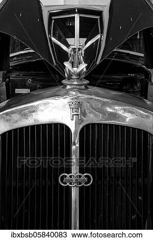 Oldtimer detail, AUTO UNION HORCH 853, in black and white View Large Photo Image Stock Image - Oldtimer detail, AUTO UNION HORCH 853, in black and white. Fotosearch