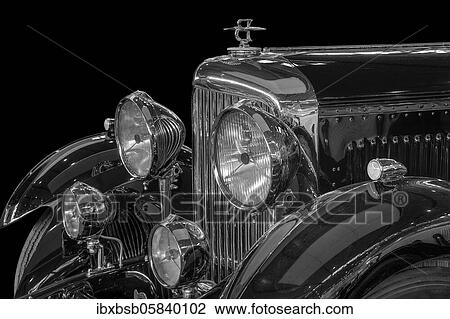 Oldtimer Detail, Bentley 6 5 liter, in black and white View Large Photo Image Stock Image - Oldtimer Detail, Bentley 6 5 liter, in black and white. Fotosearch