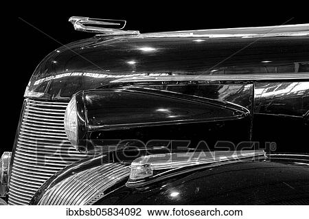 Oldtimer detail, Cadillac Fleetwood 1938, in black and white View Large Photo Image Stock Image - Oldtimer detail, Cadillac Fleetwood 1938, in black and white. Fotosearch