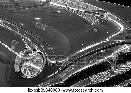 Oldtimer detail, Packard Series 54, in black and white View Large Photo Image Stock Image - Oldtimer detail, Packard Series 54, in black and white. Fotosearch