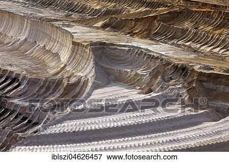 Open-cast lignite mine, detail, Garzweiler, Jüchen, Rheinisches Braunkohlerevier, North Rhine-Westphalia, Germany, Europe View Large Photo Image Stock Photo - Open-cast lignite mine, detail, Garzweiler, Jüchen, Rheinisches Braunkohlerevier, North Rhine-Westphalia, Germany, Europe. Fotosearch