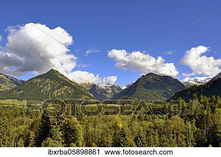 Panoramic view to the mountains near Oberstdorf, Schattenberg 1721m and Riefenkopf 1748m, Allgäu Alps, Allgäu, Bavaria, Germany, Europe View Large Photo Image Stock Image - Panoramic view to the mountains near Oberstdorf, Schattenberg 1721m and Riefenkopf 1748m, Allgäu Alps, Allgäu, Bavaria, Germany, Europe. Fotosearch