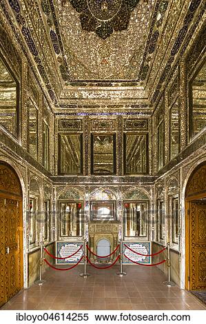 Stock Photography - Pavilion in the Bagh-e Naranjestan or Naranjestan Garden, Shiraz, Iran, Asia. Fotosearch