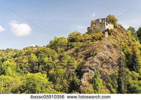 Pfälzerwald, Falkenstein Castle, Rhineland-Palatinate, Germany, Europe View Large Photo Image Stock Photograph - Pfälzerwald, Falkenstein Castle, Rhineland-Palatinate, Germany, Europe. Fotosearch