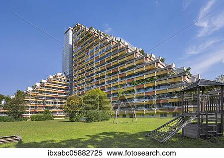 Pharaoh House, from 1974, Oberföhring, Munich, Upper Bavaria, Bavaria, Germany, Europe View Large Photo Image Stock Photography - Pharaoh House, from 1974, Oberföhring, Munich, Upper Bavaria, Bavaria, Germany, Europe. Fotosearch