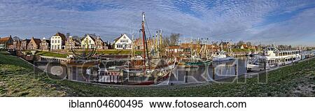 Port, Greetsiel, East Frisia, Lower Saxony, Germany, Europe View Large Photo Image Stock Photography - Port, Greetsiel, East Frisia, Lower Saxony, Germany, Europe. Fotosearch
