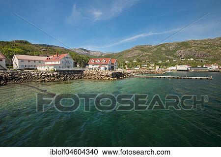 Stock Image - Port of Lødingen, Vesterålen, Nordland, Norway, Europe. Fotosearch