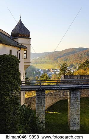 Stock Photo - Prunn Castle, Riedenburg, Altmühltal, Lower Bavaria, Bavaria, Germany, Europe. Fotosearch