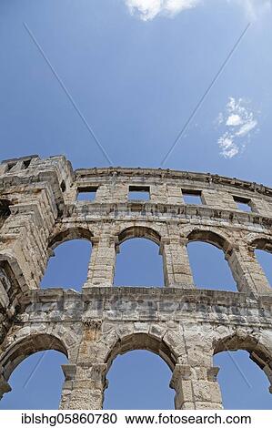 Pula Arena, amphitheatre, Pula, Istria, Croatia, Europe View Large Photo Image Stock Image - Pula Arena, amphitheatre, Pula, Istria, Croatia, Europe. Fotosearch