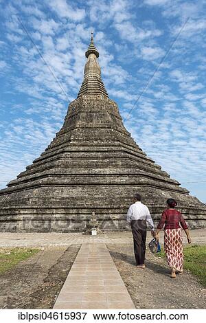 Ratana Man Aung Zedidaw Pagoda, Mrauk U, Burma, Myanmar, Asia View Large Photo Image Stock Photo - Ratana Man Aung Zedidaw Pagoda, Mrauk U, Burma, Myanmar, Asia. Fotosearch