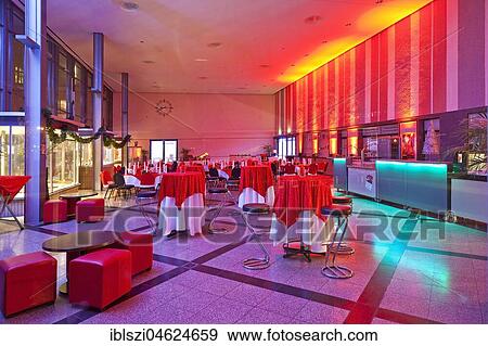 Reception hall, Forum Produktdesign, Conference and Event Centre, Solingen, Bergisches Land, North Rhine-Westphalia, Germany, Europe View Large Photo Image Stock Photo - Reception hall, Forum Produktdesign, Conference and Event Centre, Solingen, Bergisches Land, North Rhine-Westphalia, Germany, Europe. Fotosearch