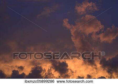 Reddish clouds at sunset, Bavaria, Germany, Europe View Large Photo Image Stock Photograph - Reddish clouds at sunset, Bavaria, Germany, Europe. Fotosearch