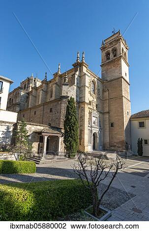 Stock Image - Renaissance church and monastery, Monasterio de San Jerónimo, Granada, Andalusia, Spain, Europe. Fotosearch