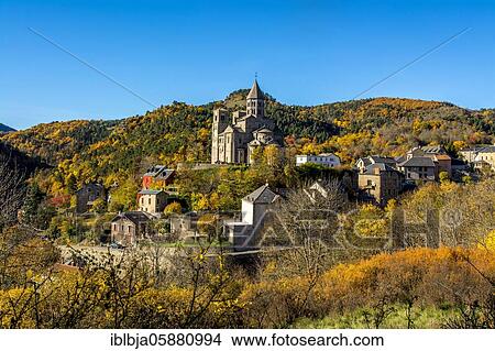 Romanesque church of Saint Nectaire, Puy de Dome department, Auvergne-rhone-Alpes, France, Europe View Large Photo Image Picture - Romanesque church of Saint Nectaire, Puy de Dome department, Auvergne-rhone-Alpes, France, Europe. Fotosearch