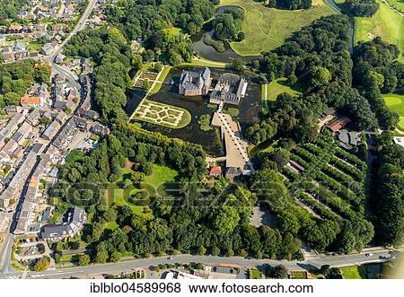 Romantik Parkhotel moated castle Anholt, Museum moated castle Anholt, with baroque garden, Wasserschloss Anholt, Isselburg, North Rhine-Westphalia, Germany, Europe View Large Photo Image Stock Photo - Romantik Parkhotel moated castle Anholt, Museum moated castle Anholt, with baroque garden, Wasserschloss Anholt, Isselburg, North Rhine-Westphalia, Germany, Europe. Fotosearch